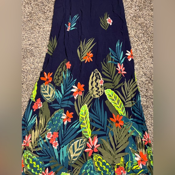 Old Navy Women's Floral Maxi V-Neck Dress Size Large - Picture 3 of 5